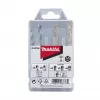 Sada vrtáků šestihran 1/4" do kovu/dřeva/zdiva 5 ks v plastové krabičce Makita D-23759