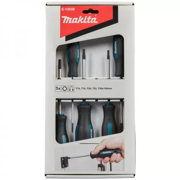 Sada šroubováků 5 ks (T10-T30) Makita E-13530