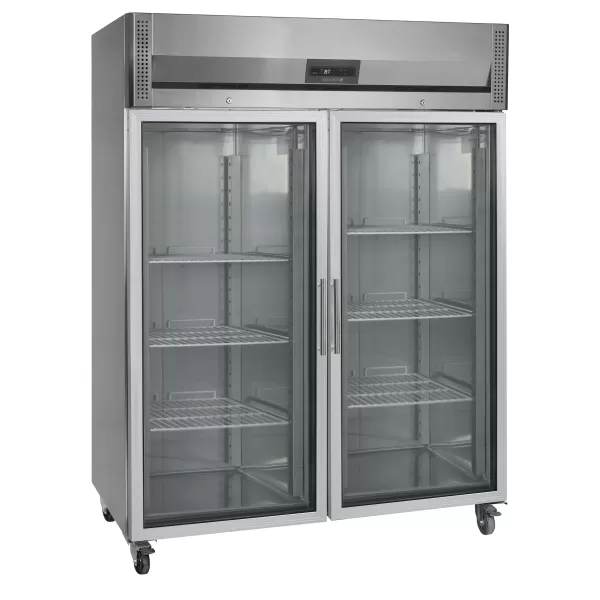 Chladicí skříň prosklené dveře GN2/1 Tefcold RK 1420 G