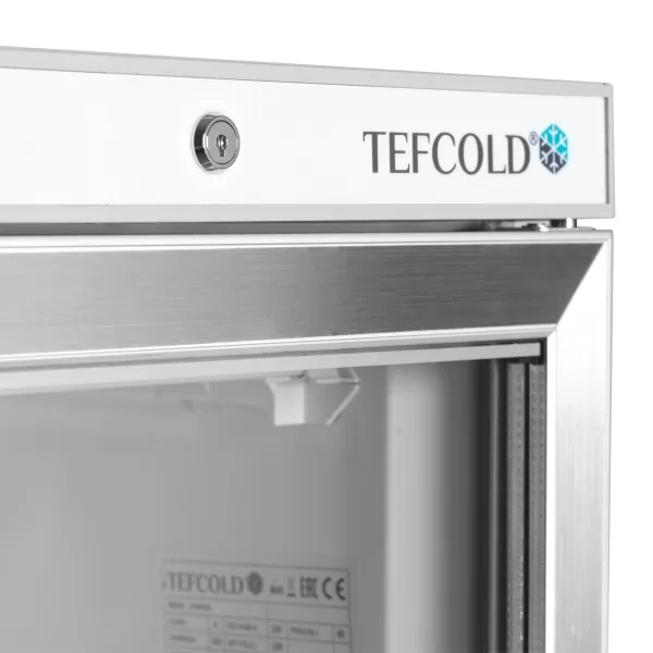 Mrazicí skříň prosklené dveře, nerez Tefcold UF 400 SG