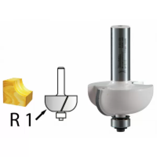 Žlábkovací fréza s ložiskemka 8 mm,17,5x6,35x49 mm Makita D-48599