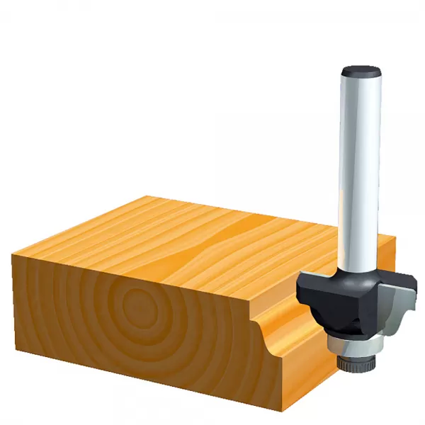 Profilová fréza s ložiskemstopka 8 mm,38,1x17,5x60 mm Makita D-48767