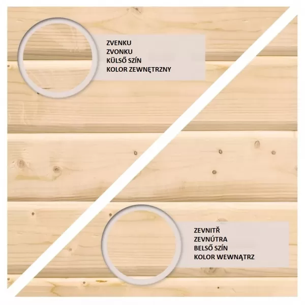 Dřevěná garáž KARIBU FAHRRADGARAGE (38647) natur LG3039