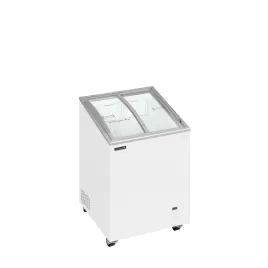 Pultová mraznička prosklené oblé víko Tefcold IC101SCEB LED