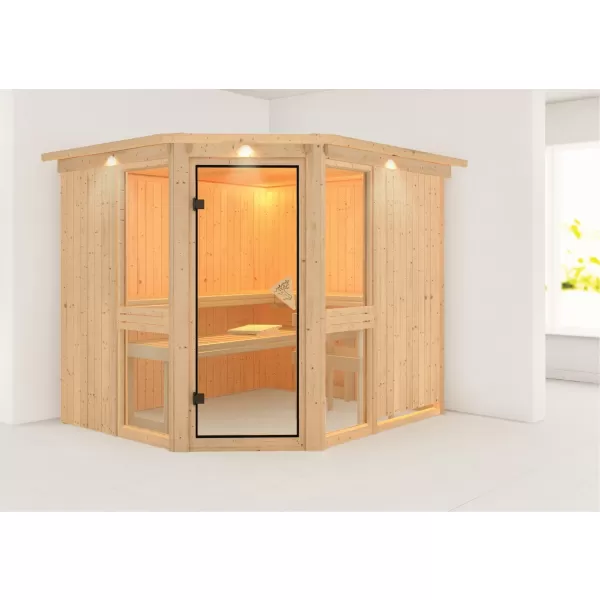 Finská sauna KARIBU AMELIA 3 (66765) LG3046