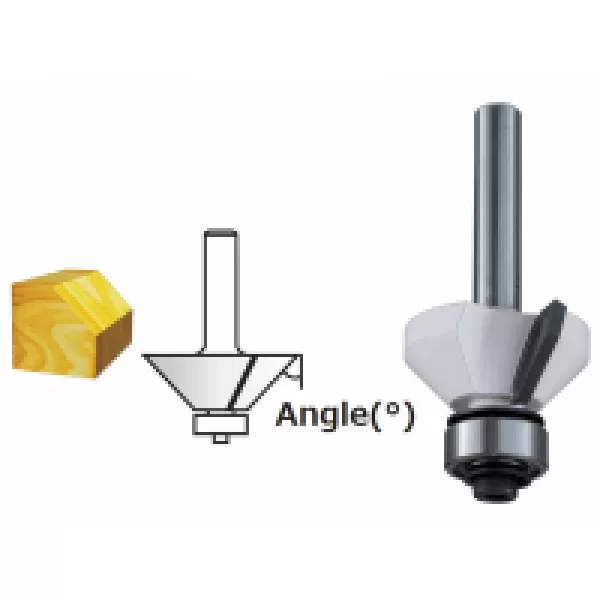 Fazetová/hranová fréza s ložiskem stopka 12 mm,50,8x27x71 mm Makita D-48723
