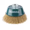 Miskovitý kartáč z mosazného drátu,vlnitý drát 0,3mm,100mm Makita D-39805