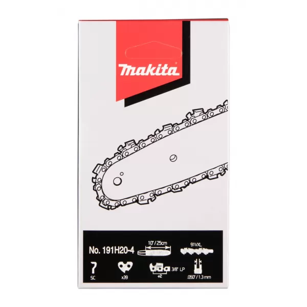 Řetěz pilový 25cm 1.3mm 3/8" .050" 39čl LP Makita 191H20-4