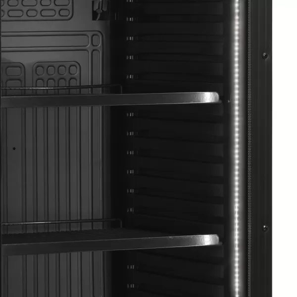 Chladicí skříň prosklené dveře Tefcold CEV 425 BLACK