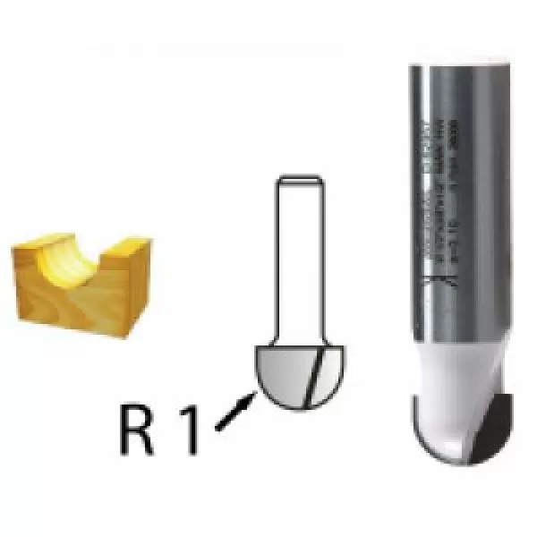 Žlábkovací fréza stopka 8 mm,9,5x9,5x41 mm Makita D-47999