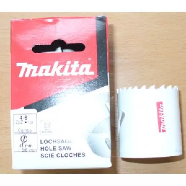 Děrovka BiM 41mm (se závitem 5/8" 18UNF a otvory) Makita P-52554