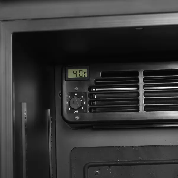 Chladicí skříň prosklené dveře Tefcold FSC 175H Black