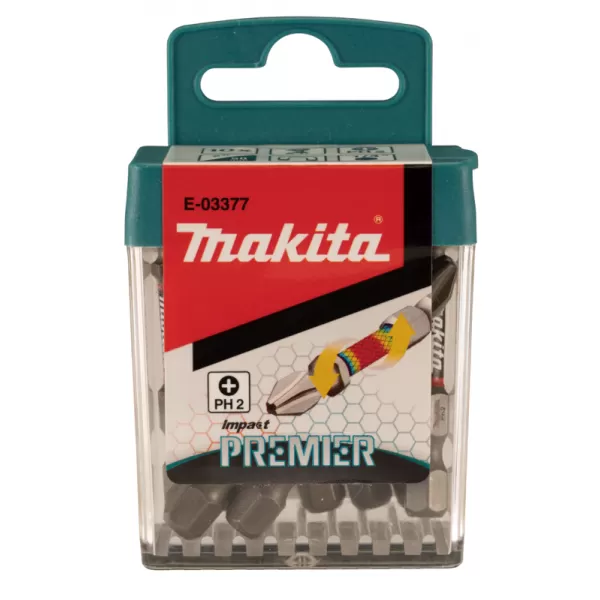 Torzní bit řady Impact Premier (C-form),PH2-50mm, sada 10ks Makita E-03377