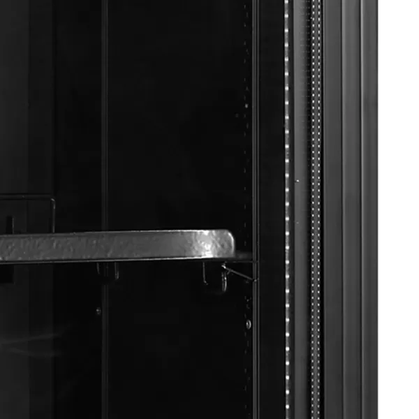 Chladicí skříň prosklené dveře Tefcold FS176H Black