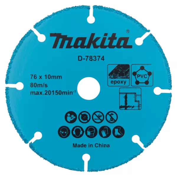 Kotouč řezný univerzál 76x1.7x10mm pro DMC300 Makita D-78374