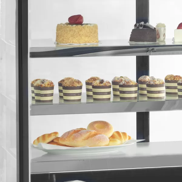 Chladicí vitrína cukrářská černá Tefcold LPD 1500 F Black