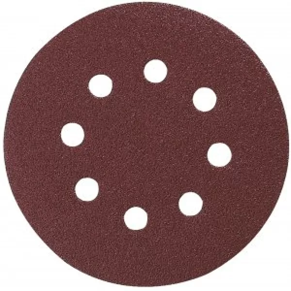 Papír brusný suchý zip 125mm 8 děr K80, 10ks Makita P-43555