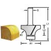 Zaoblovací fréza s ložiskem stopka 8 mm,38,1x19x62 mm R 12,7mm Makita D-48418