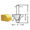 Zaoblovací fréza s ložiskem stopka 8 mm,38,1x19x60 mm R 12,7mm Makita D-48555