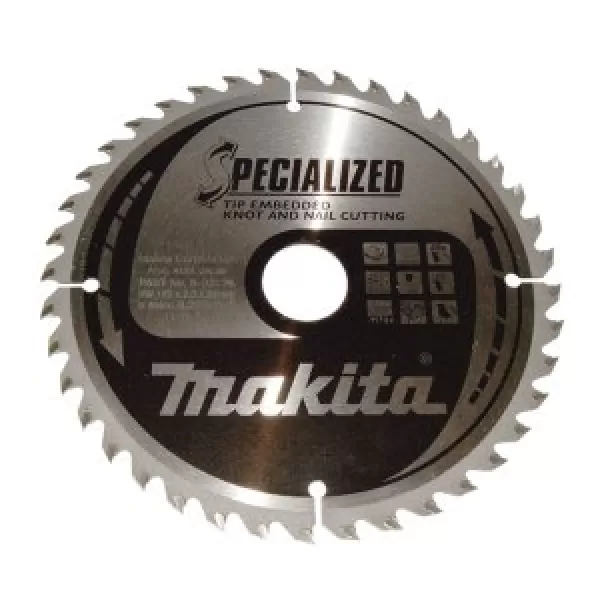 Pílový kotúč na drevo SPECIALIZED so zapustenými zubami 185x2x30mm 40Z = starý B-09494