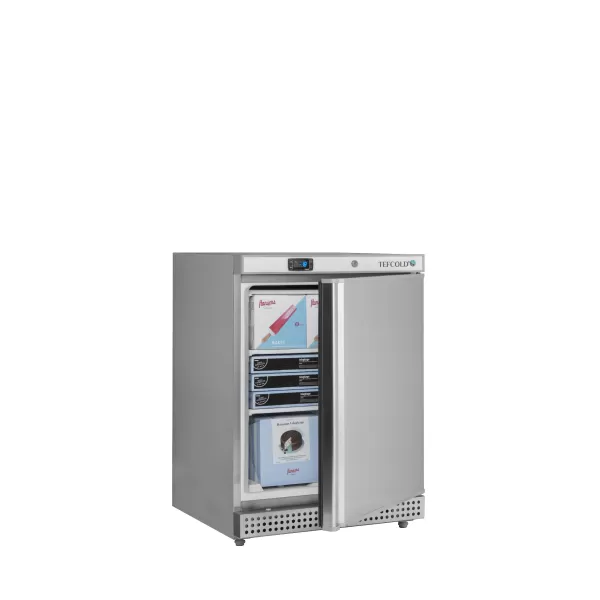 Mrazicí skříň plné dveře, nerez Tefcold UF200S