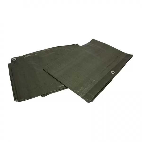 Zakrývací plachta PE s oky zelená 70g/m2 3x3 m XTline P19556S
