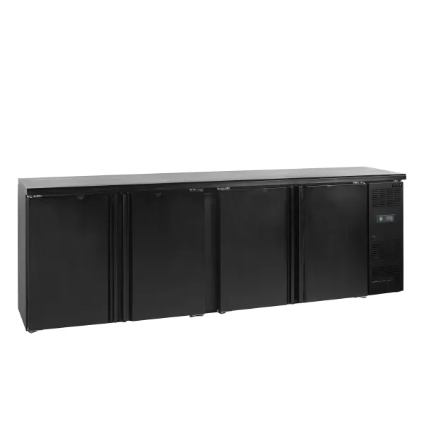 Minibar, plné křídlové dveře, černá Tefcold CBC 410
