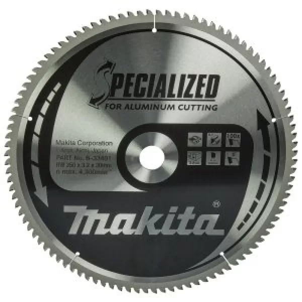 Kotouč pilový hliník SPECIALIZED 350x3.2x30mm 100Z Makita B-33401