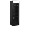 Chladicí skříň prosklené dveře Tefcold CEV 435 CP BLACK