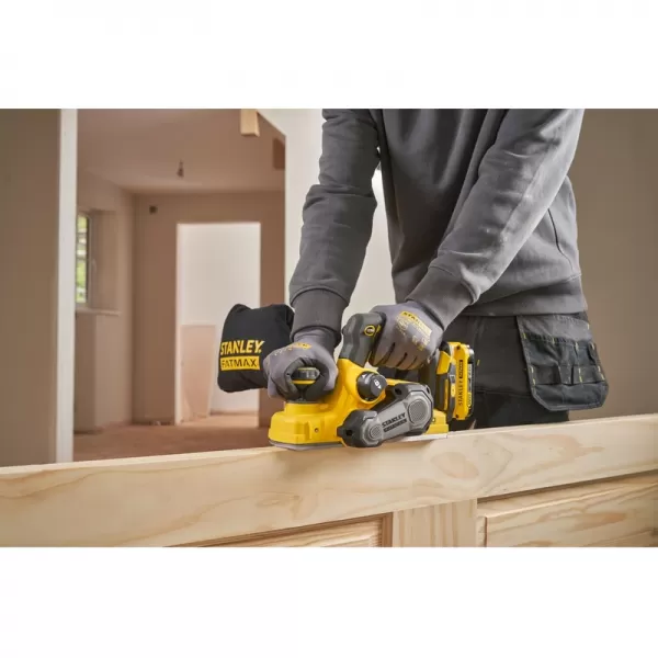 Aku bezuhlíkový hoblík 18V bez aku STANLEY FATMAX V20 SFMCW300B