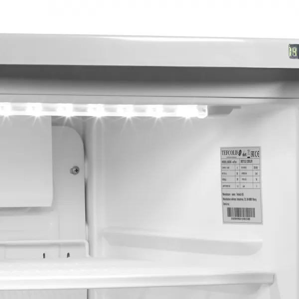 Chladicí skříň prosklené dveře Tefcold BC 85 WF