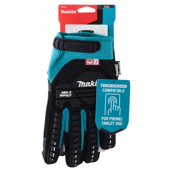 Rukavice pracovní antivibrační, impact, velikost XXL/11 Makita P-84492