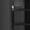 Chladicí skříň prosklené dveře Tefcold CEV 425 BLACK
