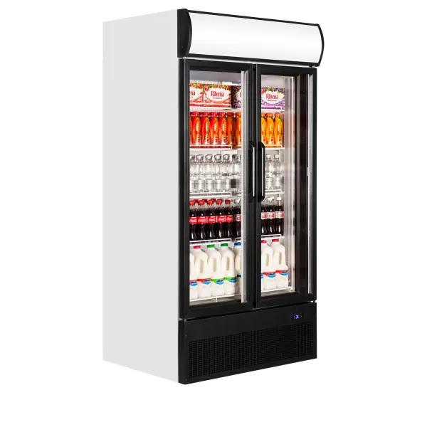Chladicí skříň prosklené kř. dveře Tefcold FSC 1000 H