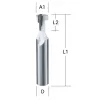 Fréza drážkovací stopka 8 mm,9,5x10,5x48 mm Makita D-68812