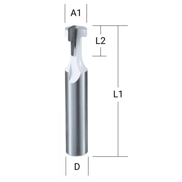 Fréza drážkovací stopka 8 mm,9,5x10,5x48 mm Makita D-68812