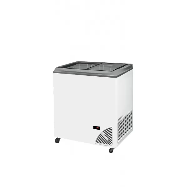 Pultová mraznička prosklené rovné víko Byfal ARO 201/2 Grey Edge