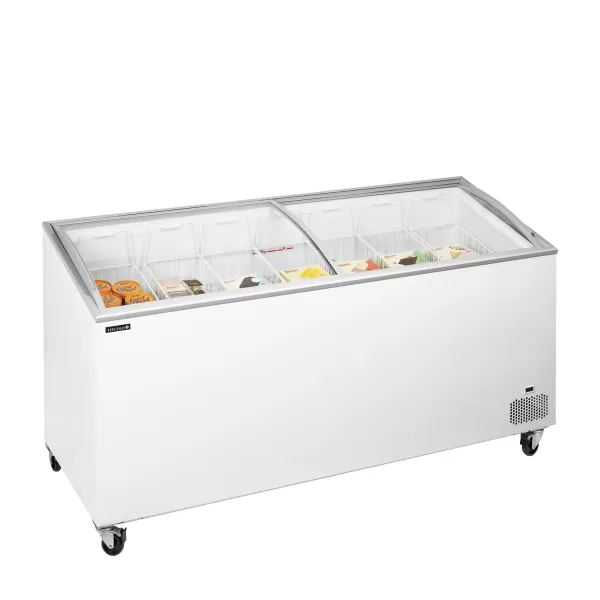 Pultová mraznička prosklené oblé víko Tefcold IC 551 SCEB