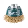 Miskovitý kartáč z mosazného drátu,vlnitý drát 0,3mm,60mm Makita D-39746