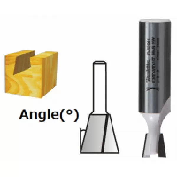 Fréza pro rybinový spoj stopka 12 mm,19x22,2x64 mm Makita D-48094
