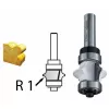 Profilová fréza s ložiskem stopka 8 mm,25,4x13x61,2 mm Makita D-48826