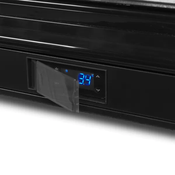 Minibar prosklené posuvné dveře, černá Tefcold DB201S