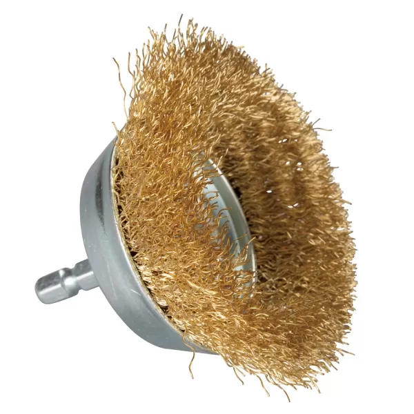 Miskovitý kartáč potažený mosazí pr. 63 mm Makita D-73623