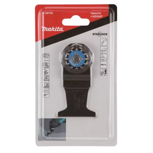 Ponorný list 45x40mm HM TMA079 Starlock (i pro O.I.S.) Makita B-69755