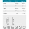 Brašna pro tesaře 100x60x270mm Makita E-15344