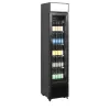 Chladicí skříň prosklené dveře Tefcold FSC 175H Black