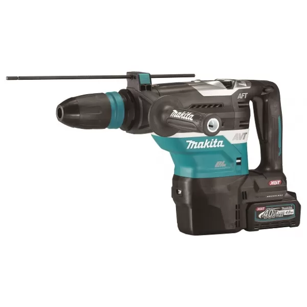 Makita Aku kladivo SDSMax s AWS Li-ion XGT 40V/4,0Ah, kufor