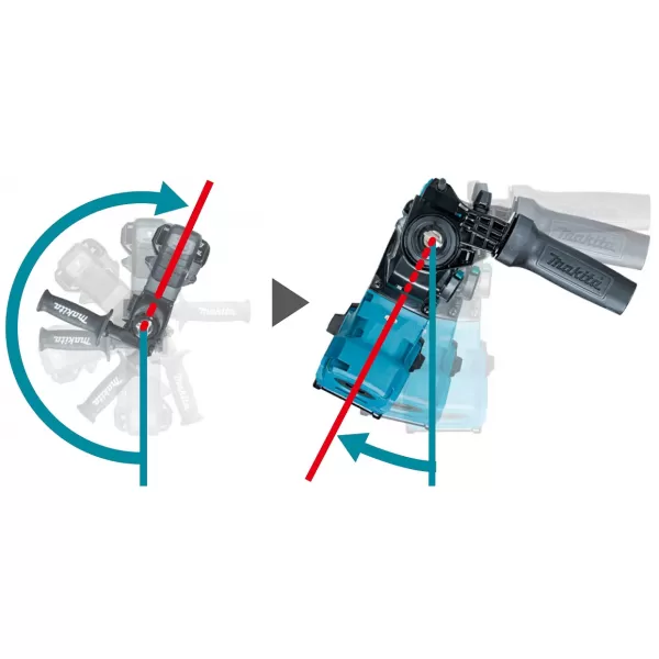 Aku kladivo SDS-Plus s AWS Li-ion XGT 40V/2x4,0Ah Makpac Makita HR011GU201