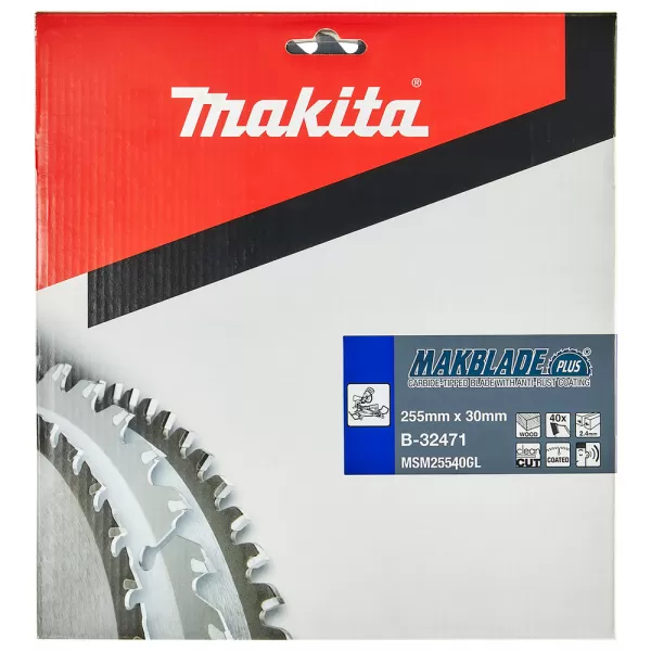 Kotúč pílový drevo MAKBLADEplus 255x2.4x30mm 40Z Makita B-32471