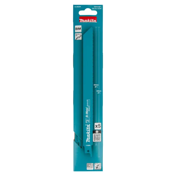 Makita Pílový list BiM 225mm 5ks kov=old B-43197
